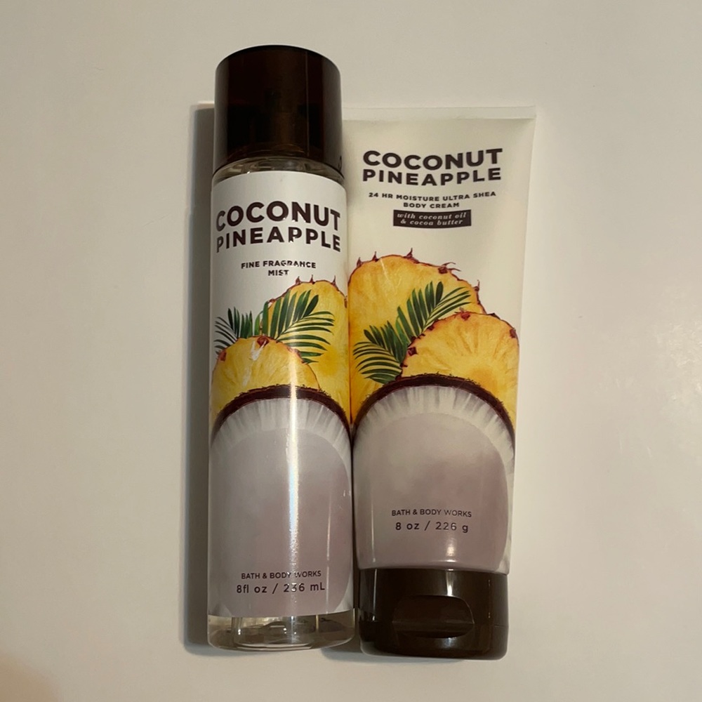 Bath & Body Works Coconut Pineapple Body Care
